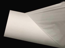 TPU膜 聚醚 中高透乳白色防水透氣膜  (CWZGT4) 厚0.015mm復合布料